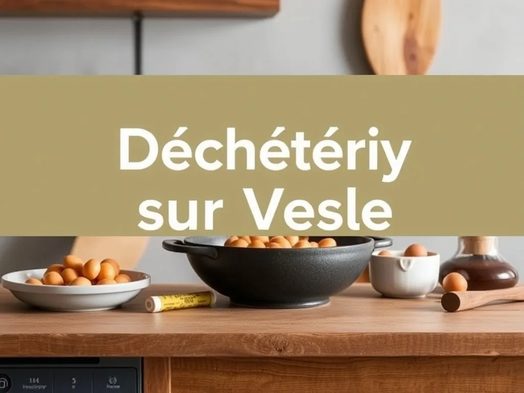 Bennes de déchets et containers de tri à la déchèterie de Jonchery-sur-Vesle