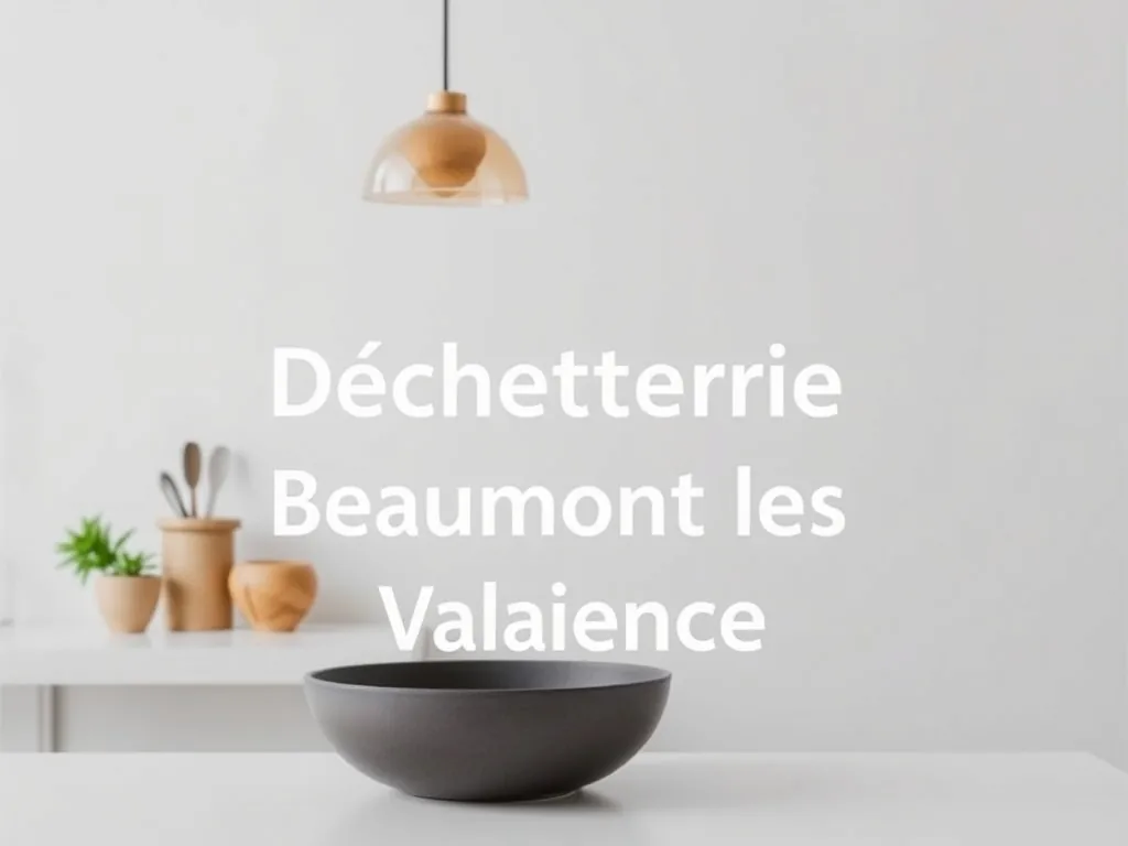 Exploitant de la déchetterie de Beaumont-lès-Valence supervisant le tri des déchets