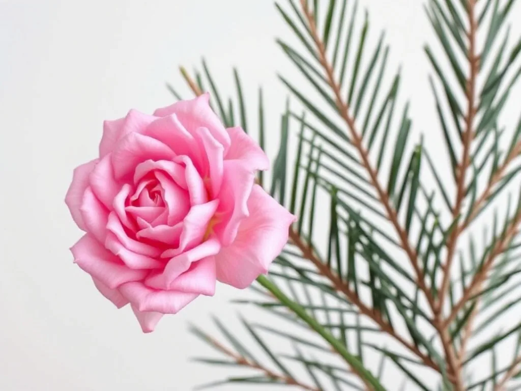 Inflorescence mâle d’un Trachycarpus fortunei, grappe de fleurs jaunes pendant la floraison printanière