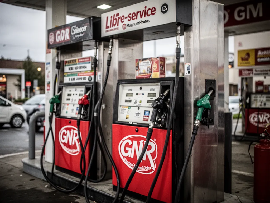GNR à la pompe : stations libre-service, prix au litre et accès pro 2026
