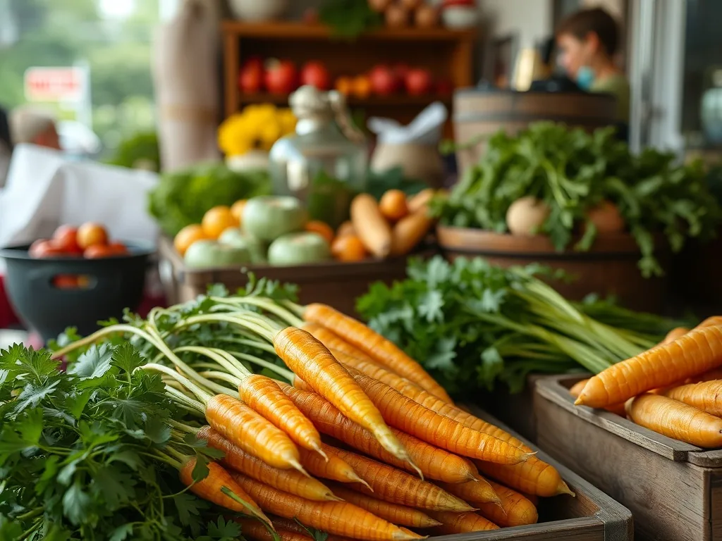 Rangées de haricots verts en culture de plein champ, gousses prêtes à être cueillies.
