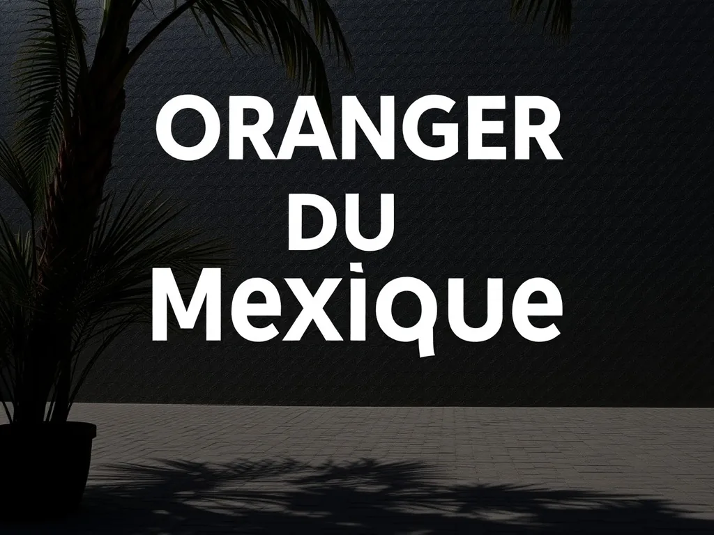 Buisson d'oranger du Mexique aux fleurs blanches parfumées sous le soleil printanier