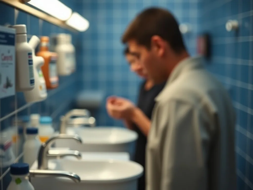 Receveur de douche en acrylique déformé et fissuré dans une salle de bain, illustration des erreurs de choix et de pose à éviter