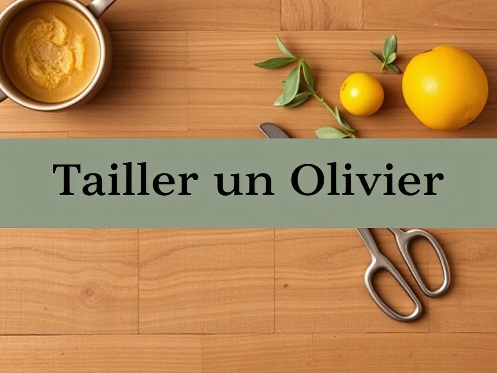 Un jardinier taille un olivier centenaire au sécateur dans un verger ensoleillé